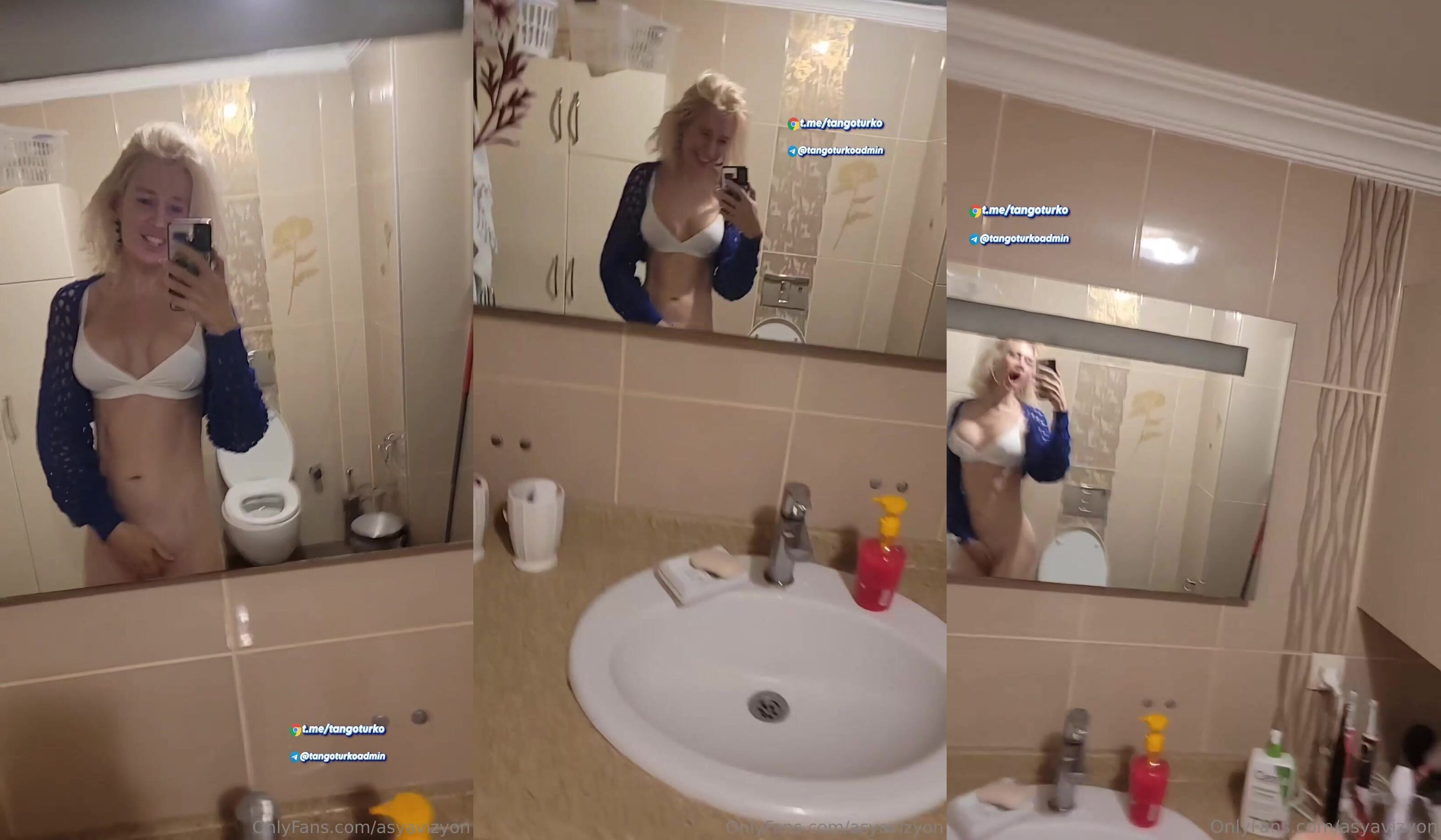 asya vizyon banyoda amını açıp selfie çekiyor