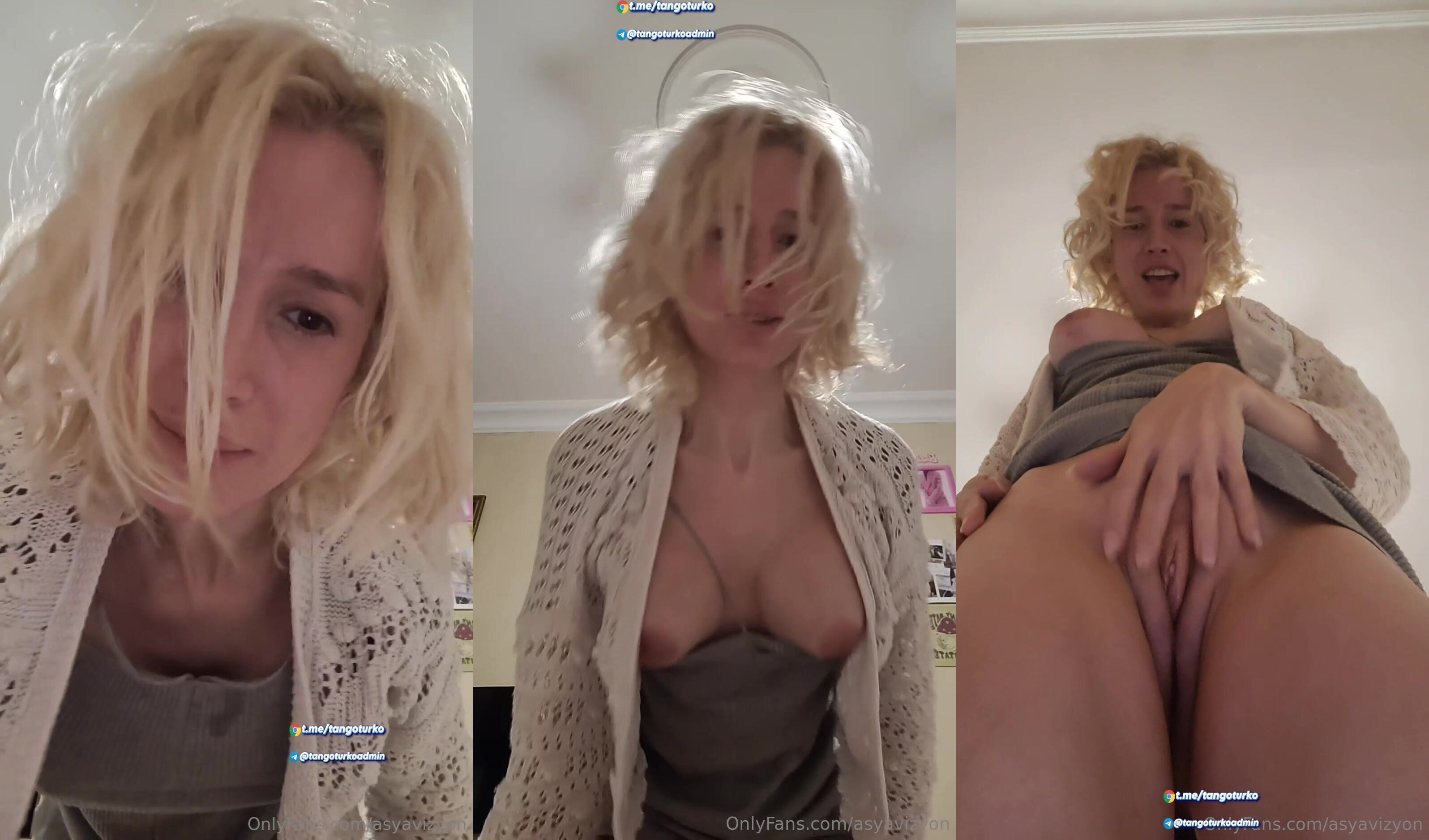 asya vizyon canlıda memelerini açıp amını parmaklıyor