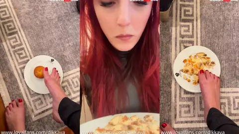 Ayaklarımdan Tükürüklü popkek yedirdim