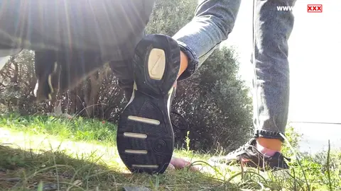 Lick my dirty sneakers!