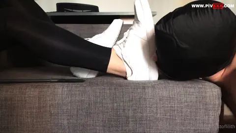 My foot slave