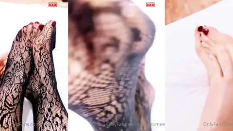 Mükemmel çoraplı ayaklarım