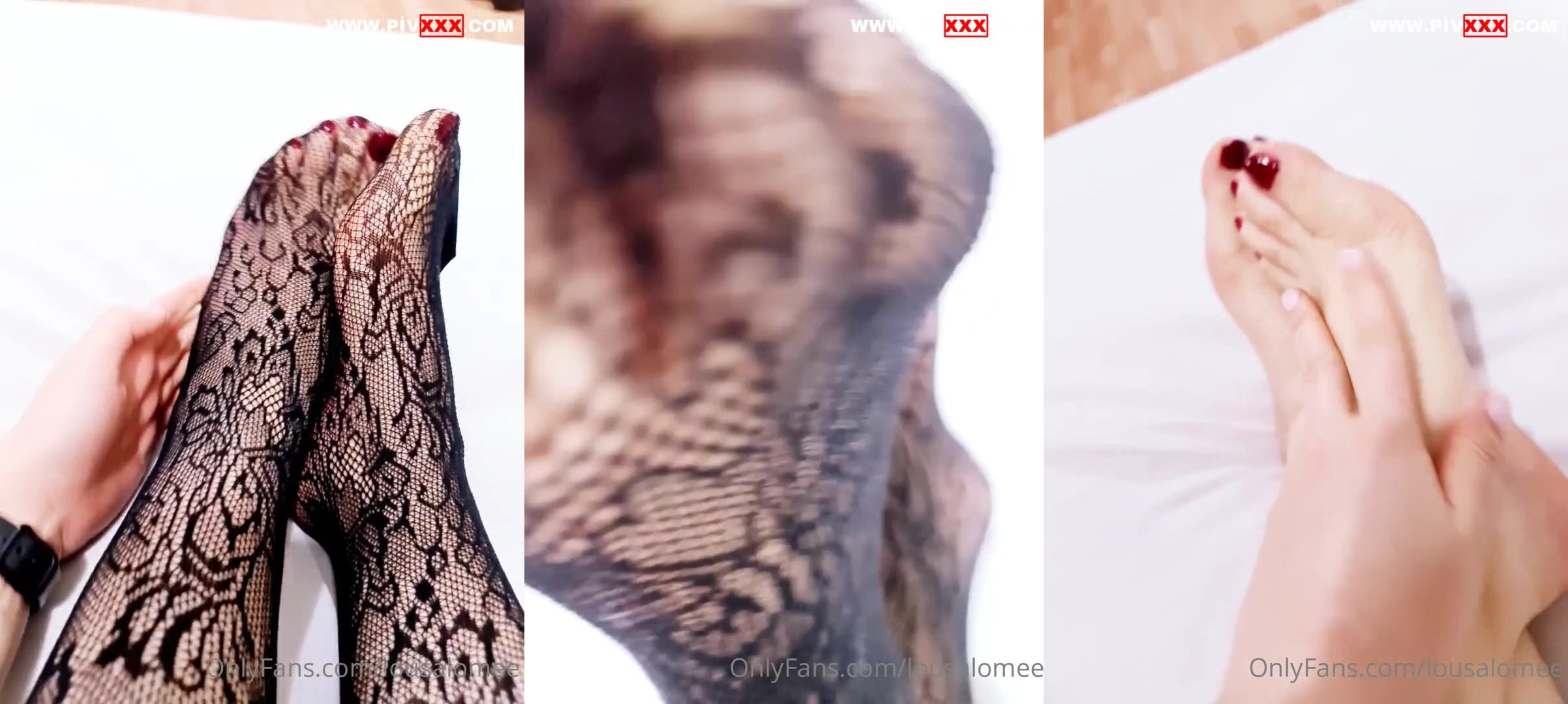 Mükemmel çoraplı ayaklarım