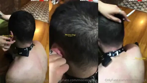 Tasmalı Milo köpeğimle kulak çekme videosu