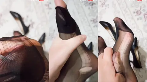 Sikin çorabıma dokundukça boşalmak için yalvaracaksın