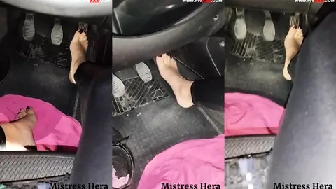Arabada eğlenceli seans
