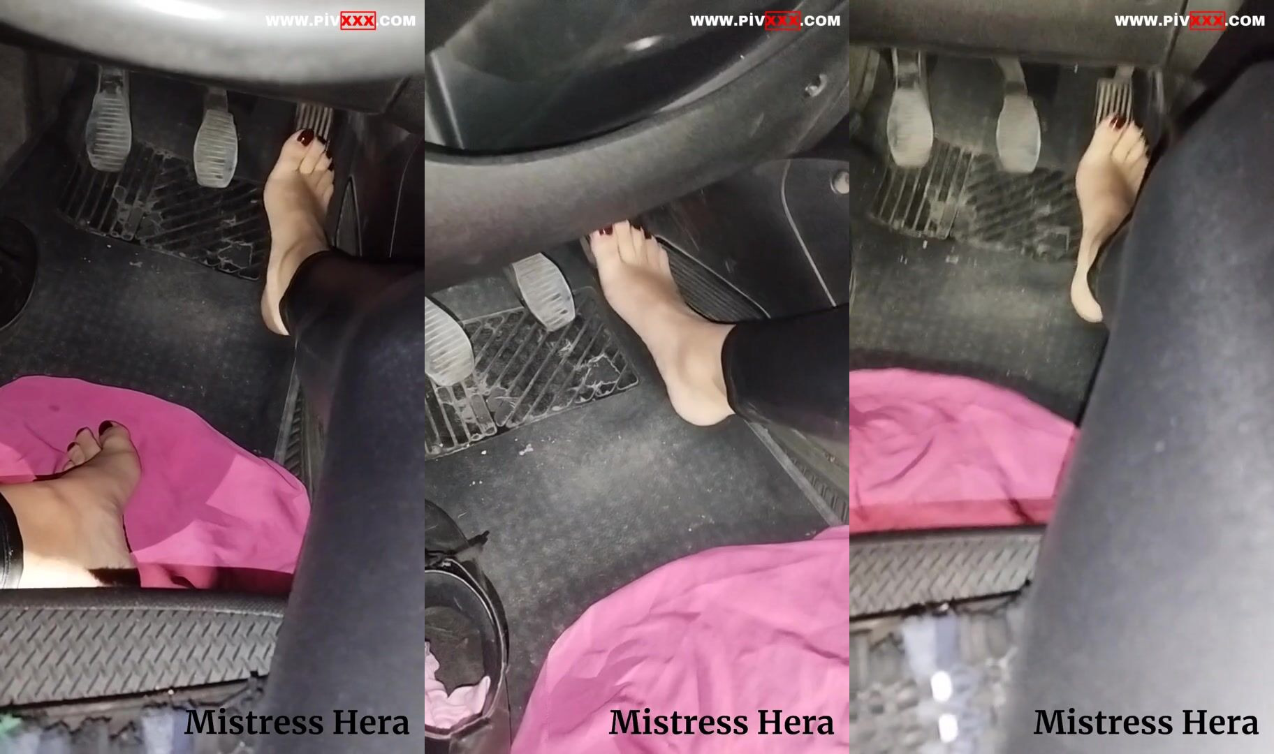 Arabada eğlenceli seans