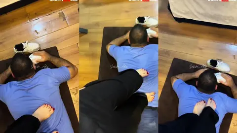 Köleye ayakkabımı koklatarak trample yaptım