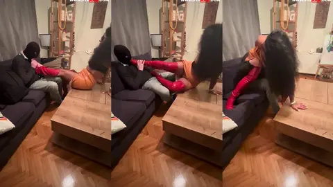 Çizmemin topuğuna sakso çektirdim