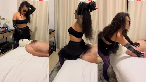 Cicili kıyafetlerimle facesitting yapıyorum