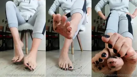 Çamurlu ayaklarımı temizle...