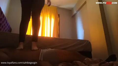 Trample with white sock
