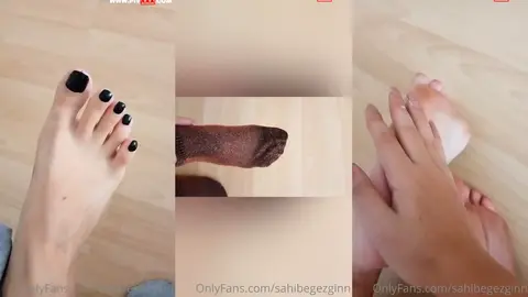Çoraplı ayaklarım