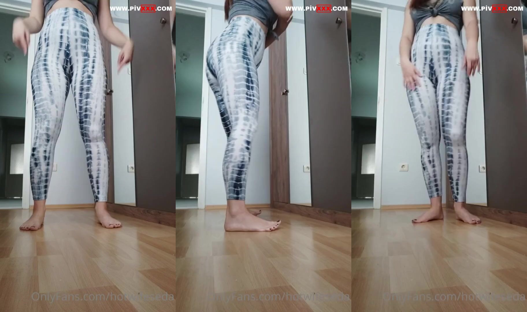 Hotwife Seda Ifşa Yeni Taytıyla Çök Kalk Yaptı