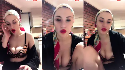 Tango Lames Ifşa Türbanlı Büyük Memeli Hatun Yayında
