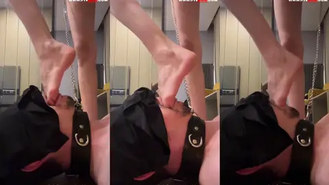 Take my foot into your mouth