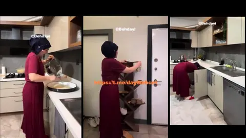 Fatma'nın Kalçası Temizlik Esnasında Göz Dolduruyor